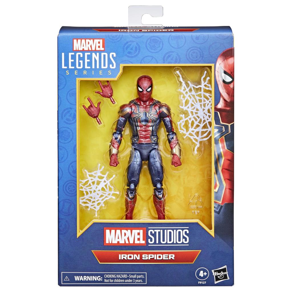 Hasbro Marvel Legends Series Железный Паук, Коллекционный 6-дюймовый (15см) Фигурка Человека-паука из Мстителей: Эндшпиль F9127, Аутентичный