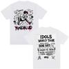 Певец Yungblud IDOLS Мировой Тур 2026 Футболки Подарки для Фанатов Мужская Одежда Повседневная Футболка с Коротким Рукавом Хлопок Повседневная Футболка Топы