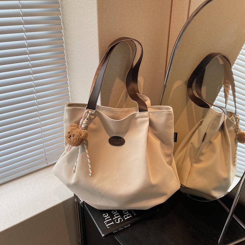 Премиальная сумка-тоут большой вместимости для поездок на работу, женская новая повседневная универсальная сумка через плечо, сумка-тоут для студенток