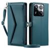 For Xiaomi 15 Pro Leather Case Wallet Stand Phone Cover with Straps