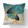 Ginkgo Leaves Pillows Case Home Decorative Cushion Cover Golden Polyester Print Pillowcase Car Sofa Pillow Case Home Decor 45*45