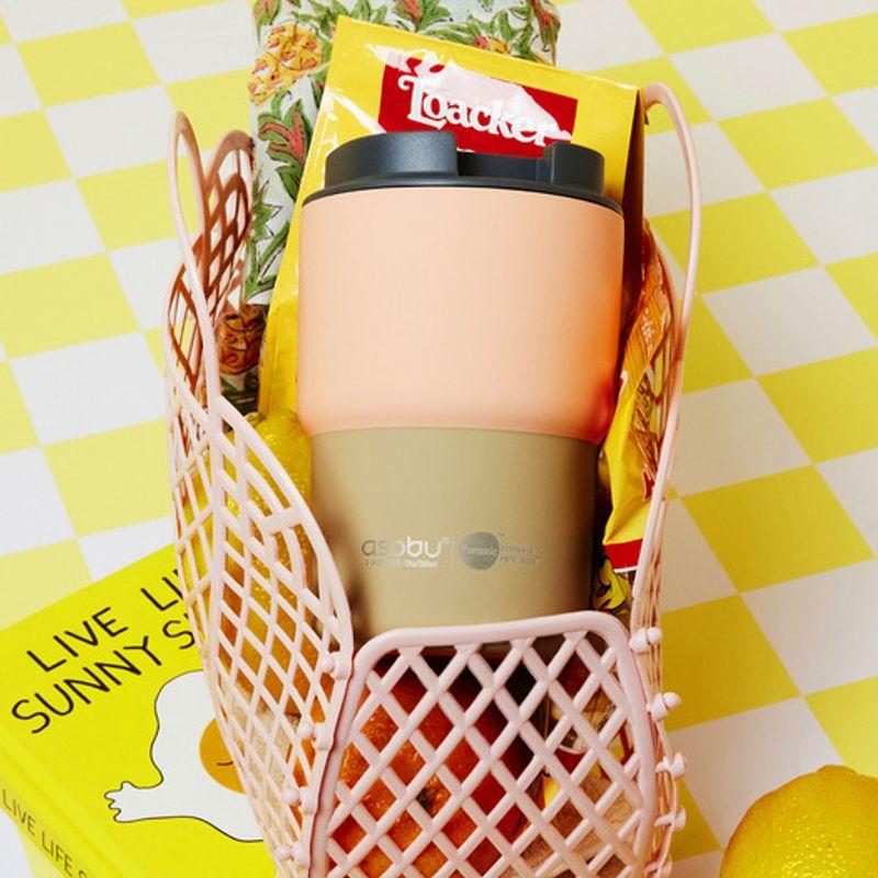Термостакан ASOBU Ceramic из нержавеющей стали с вакуумной изоляцией 360 мл Coffee Express Пастель