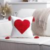 Velvet Couple Pillow Covers with Gold Thread Embroidery Valentine's Day Gift Soft Cushion Case for Couch Decorative Throw Pillow Cases 45x45cm