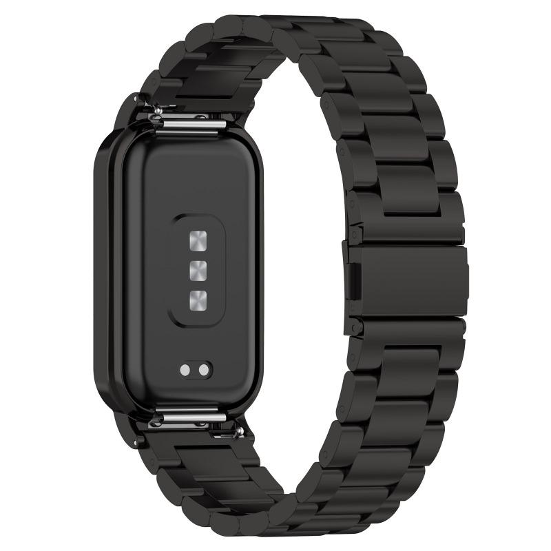 UIENIE 18 мм миланский ремешок для браслета Xiaomi Redmi Band 2 + защитный чехол-бампер Смарт-часы браслет для Xiaomi smart Band 8 Active Correa