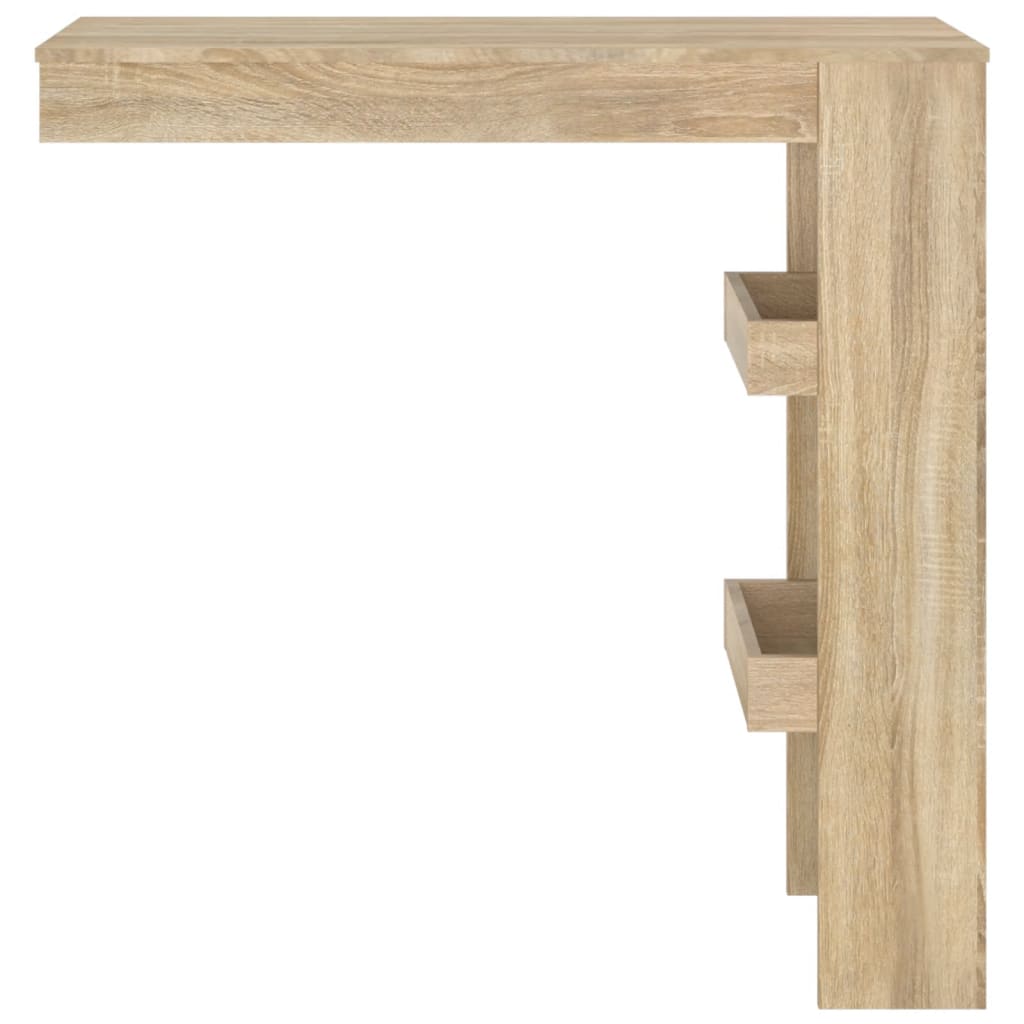 Настенный барный стол Sonoma Oak 102 x 45 x 103,5 см Древесно-стружечная плита