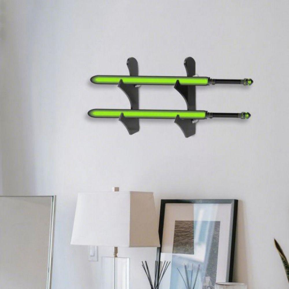 2Pcs Decorative Lightsaber Showing Stand Acrylic Lightsaber Hang Rack Lightsaber