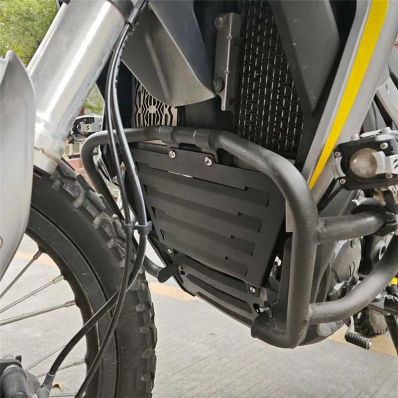 NEW-Motorcycle Engine Cover Fan Protector Crap Flap Radiator Guard Parts For Loncin VOGE 300 Rally 300 GY RALLY300