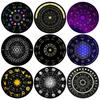 Metaphysical Message Board Mat Witchcraft Fortune Telling Altar Board Divinations Pendulum Board Round Dowsing Board