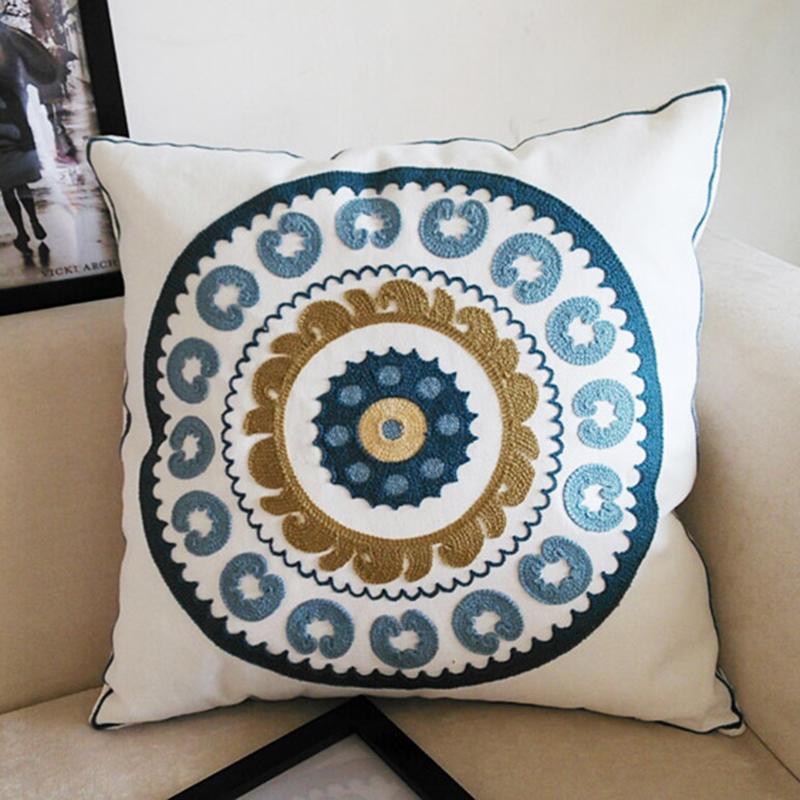 Embroidery Cushion Cover Cushion Home Decor Pillow Pillowcase Sofa Throw Pillows Decoration Capa De Almofada Cojines Coussin