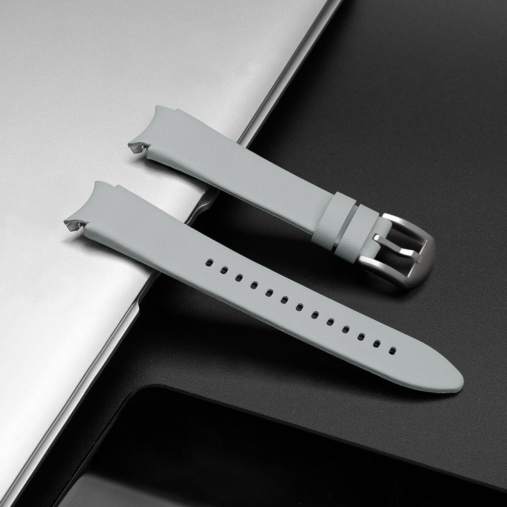 Ремешок из натуральной кожи для Samsung Galaxy Watch 4 6 classic 5 pro 46 мм 42 мм 44 мм 40 мм 45 мм браслет без зазоров Galaxy Watch 4 ремешок