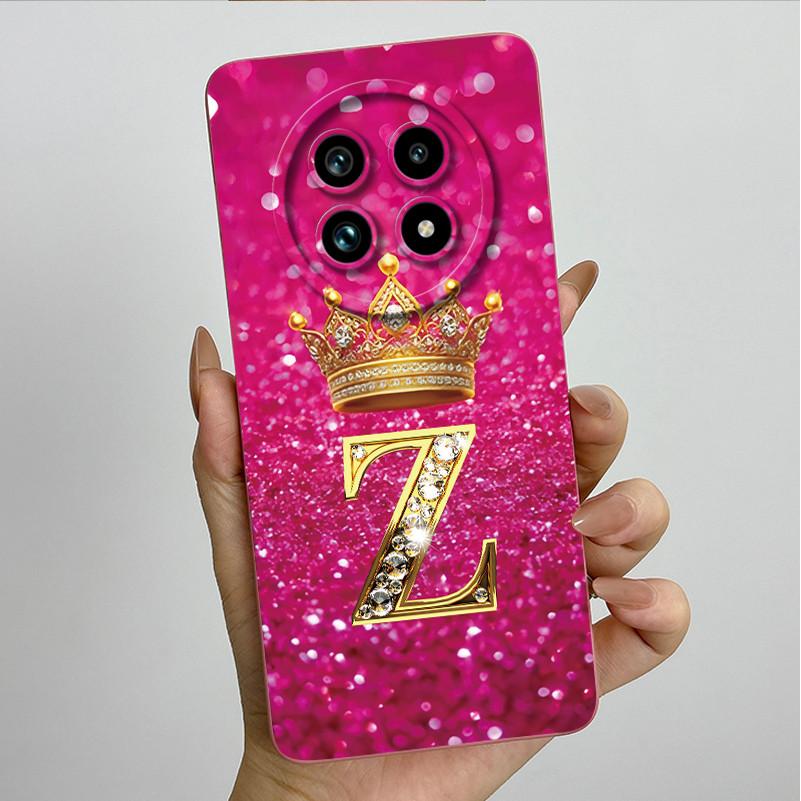 Чехол для телефона из жидкого силикона с буквой-короной для Realme 13 Pro Plus 13Pro 13ProPlus 5G, противоударный, с защитой объектива камеры, мягкая задняя крышка