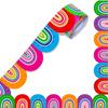 10m Colorful Bulletin Border Trim Lovely Bulletin Board Borders Border Sticker Bulletin Board Decorations for Classroom
