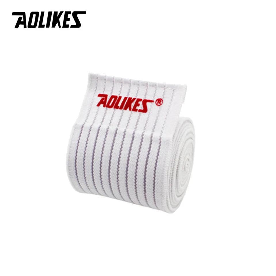 AOLIKES 1 шт. 40-180 см эластичный бинт компрессионный наколенник спортивный ремешок защита колена ленты голеностоп нога локоть запястье икроножная повязка