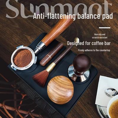 Нескользящий силиконовый коврик для темперовки кофе для барной стойки