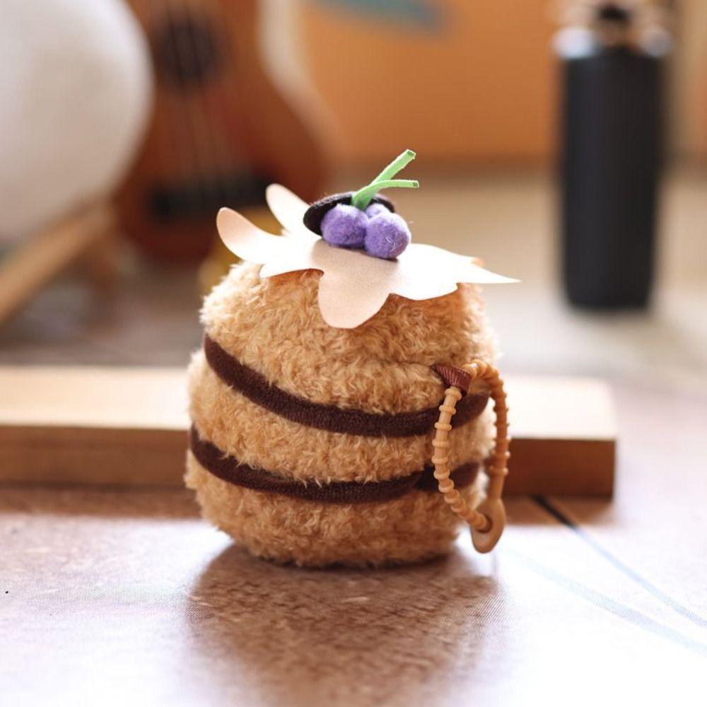 Cookie Cupcake Sandwich Cheese Doll Afternoon Tea Series Dessert Plush Keychain Jewelry Gfit