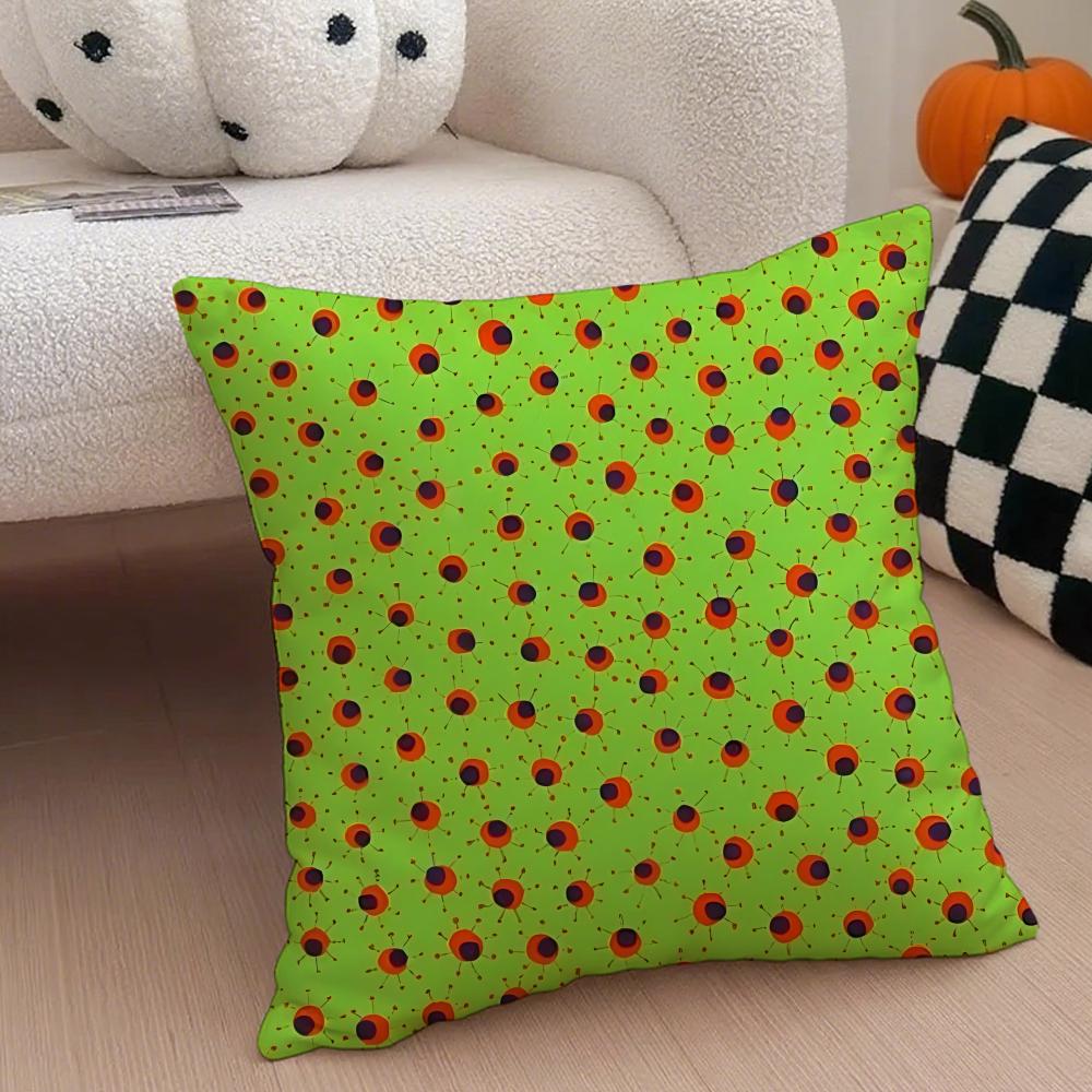 DOT ART YYAYOI KUSAMA Cushion Cover Throw Pillow Cover Hidden Button Durable Polyester Chair Cushion