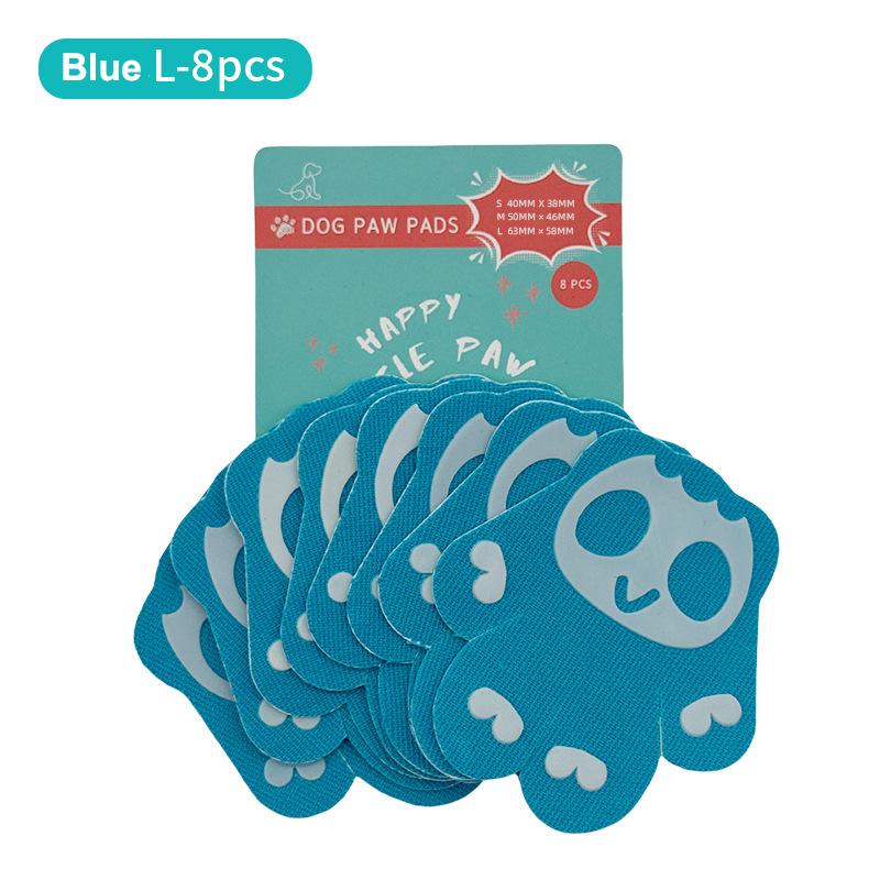 8 шт. противоскользящие накладки на лапы для собак, защитные наклейки на лапы собак, более прочные, удобные наклейки на ноги, товары для животных