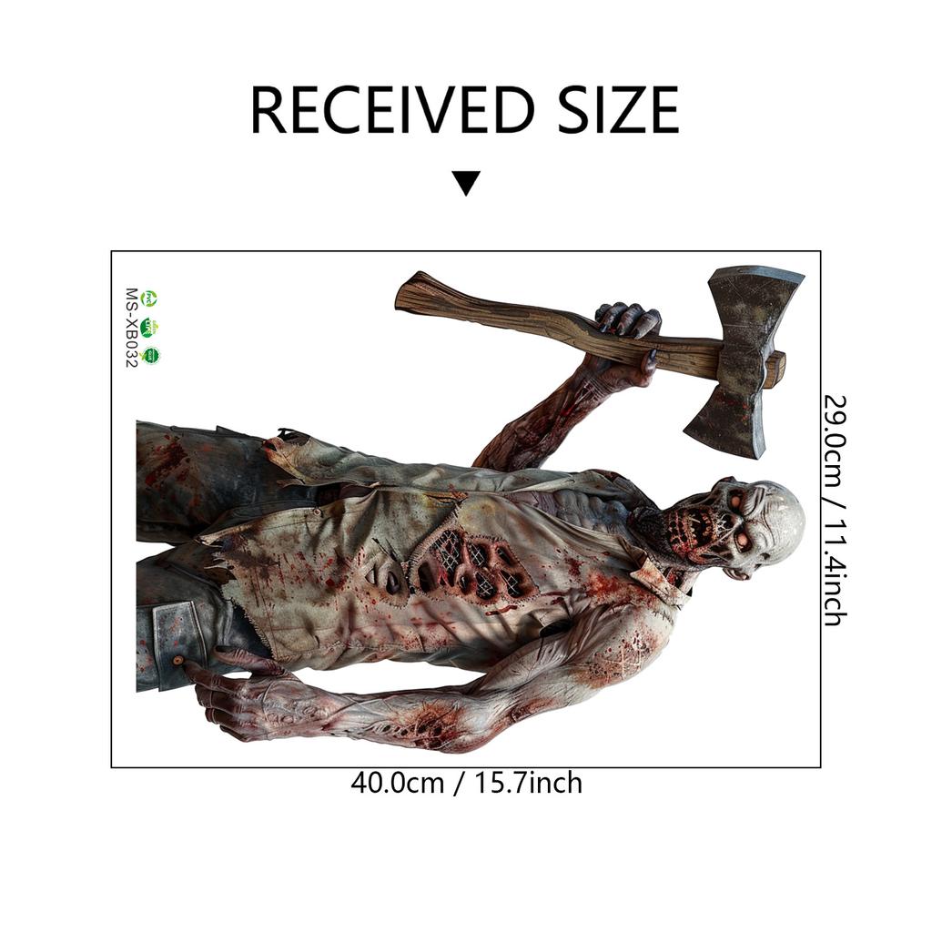 3D Хэллоуин Наклейки на стену Привидение Хэллоуин Наклейки на стену Пол Украшения Съемные Страшные Украшения для Окна Стены Пола