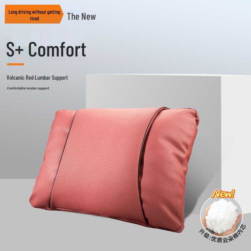 Jeep Car Headrest Lumbar & Neck Support Pillow for Renegade, Compass, Grand Commander, Wrangler