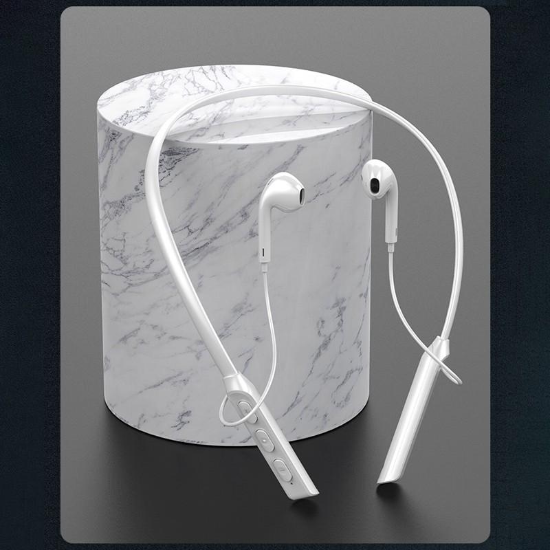 Bluetooth наушники с шейным ремешком, стерео беспроводные наушники-вкладыши, магнитные спортивные наушники с микрофоном для смартфона