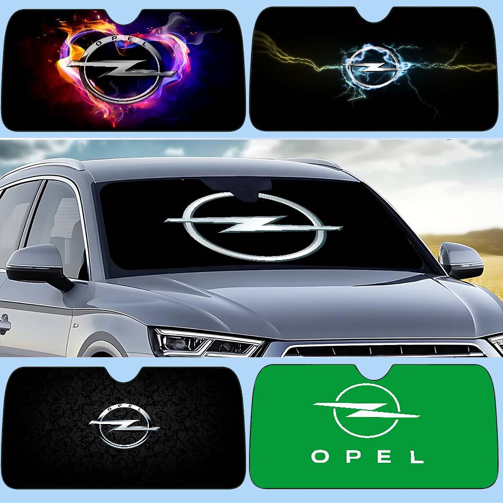 Opel LOGO Автомобильные Шторки от Солнца 130x70 см Авто Шторка Защита Ветрового Стекла от УФ Излучения Авто Аксессуары Козырек для Автомобилей