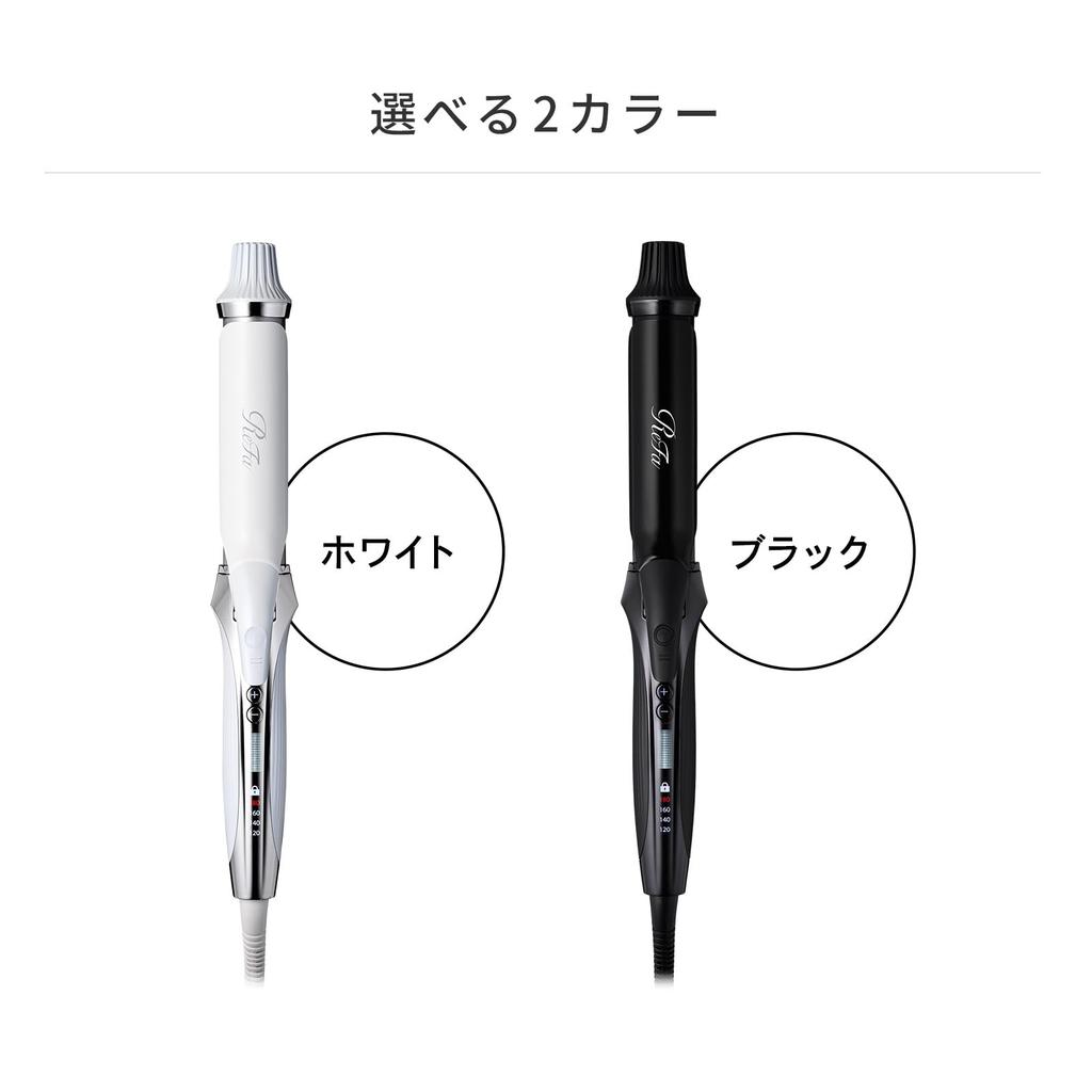 Store ReFa Curl Iron Pro 38mm ReFa CURL IRON PRO 38mm Hair Iron White New Model [Official Only]