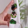 Adorable Cat And Flower Design Brooch Unique Alloy Badge Charming Gift For All