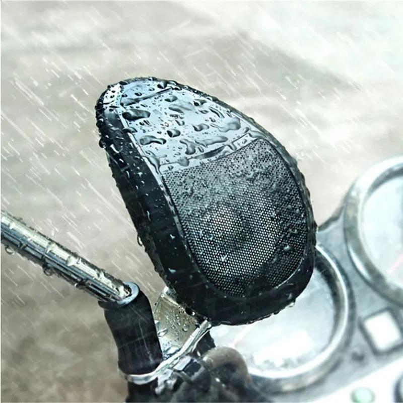 Водонепроницаемый MP3-плеер для мотоцикла/скутера, Bluetooth-динамики, аудио, FM-радио для зеркал 10 мм