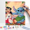 Disney Картина маслом Лило и Стич живопись искусство ручная работа DIY картина украшение дома подарок