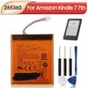 Replacement Battery 265360 for Amazon Paperwhite Kindle 7 8 58-000151 58-000083 265360-03 890mAh + Tools