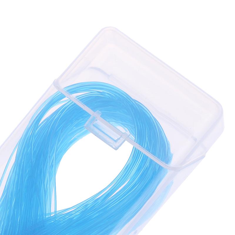 100Pcs Dental Floss Threader Dental Traction Line Oral For Crown Brace Bridge Implant Hoop Threading Braces Steel Traction
