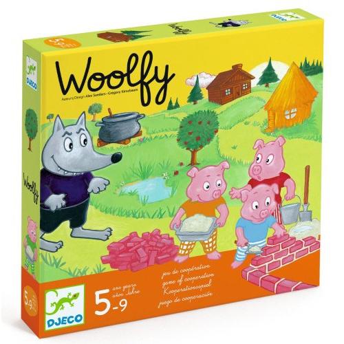Djeco WOOLFY The Three Little Pigs