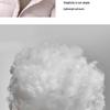 Women's Short Winter Puffer Coat - Stand Collar, Thickened, Loose Fit, Korean Style