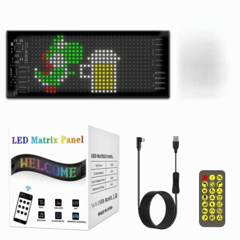 USB-Powered LED Screen Flexible Flexible Soft Screen Dynamic LED Matrix Panel Truck Windshield