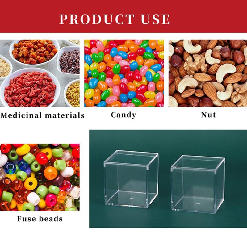 Clear Acryl Cube Favor Box Of Plexi Acrylic Glass Plastic Storage Wedding Gift