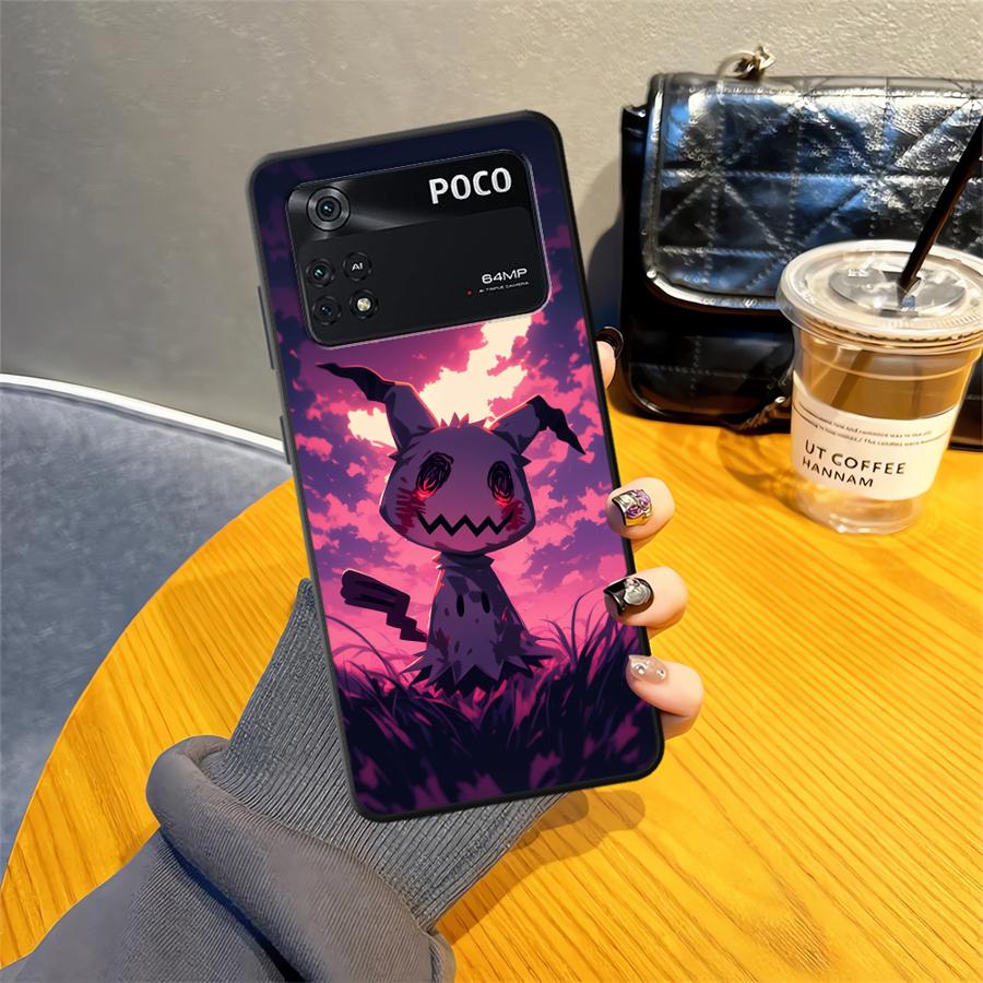 Смешная Чехол-накладка для телефона Pokemon Mimikyu для Xiaomi Poco F8 M3 M4 M7 Pro F1 C71 M5 F3 C50 C75 X3 X4 X5 X7 Pro C61