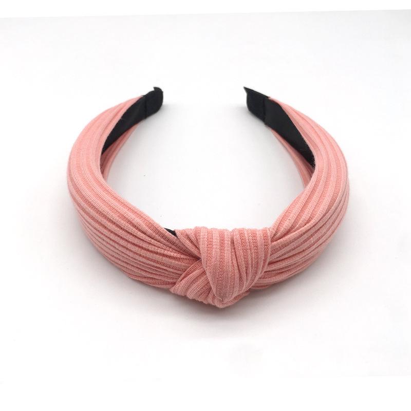 Women Headdress Solid Color Cloth Headband Girls Hairband Hair Hoop Female Hair Accessories