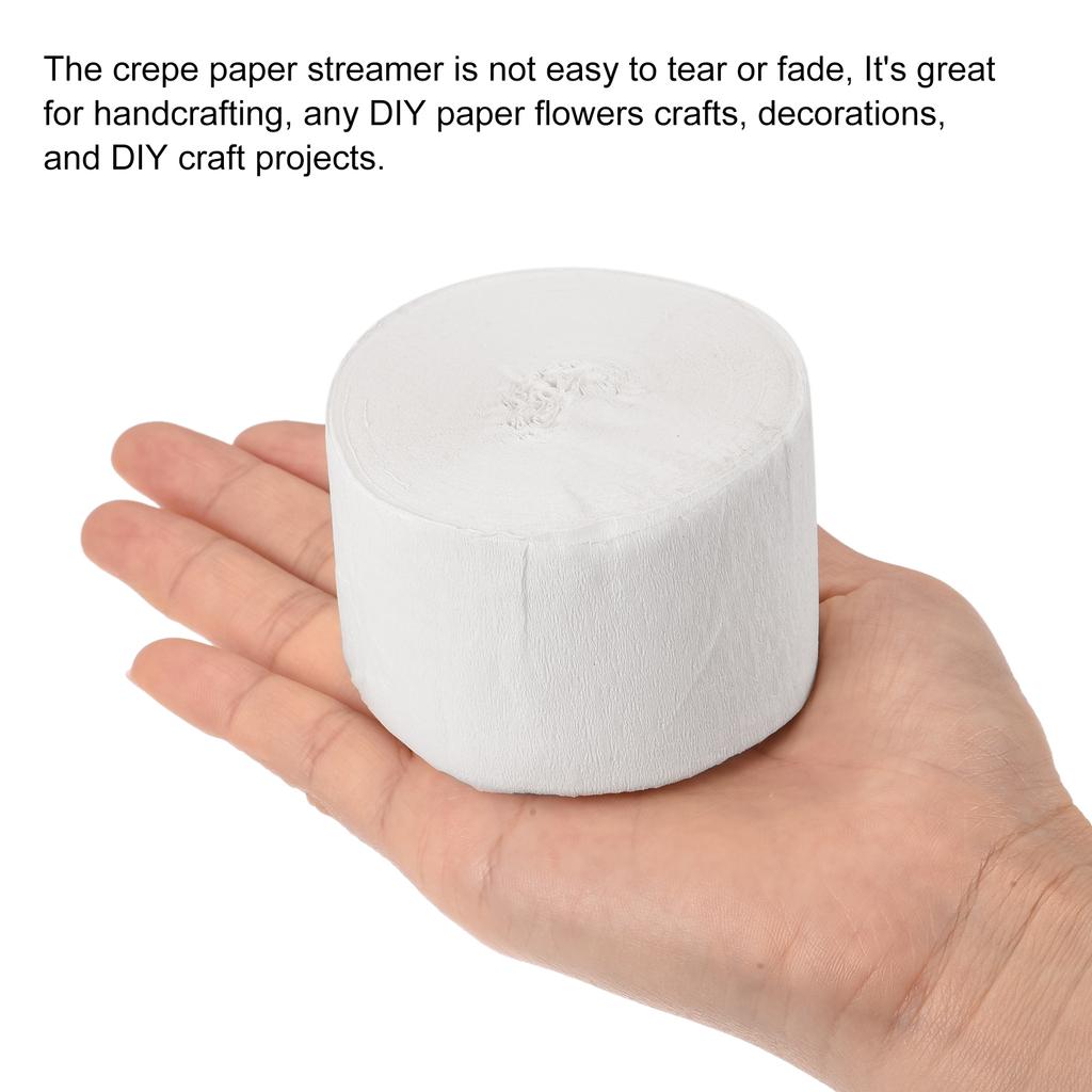 3/5pcs Crepe Paper Streamer Crepe Paper Decoration 82ft Long for Birthday Party Wedding Thanksgiving Christmas Decorations DIY