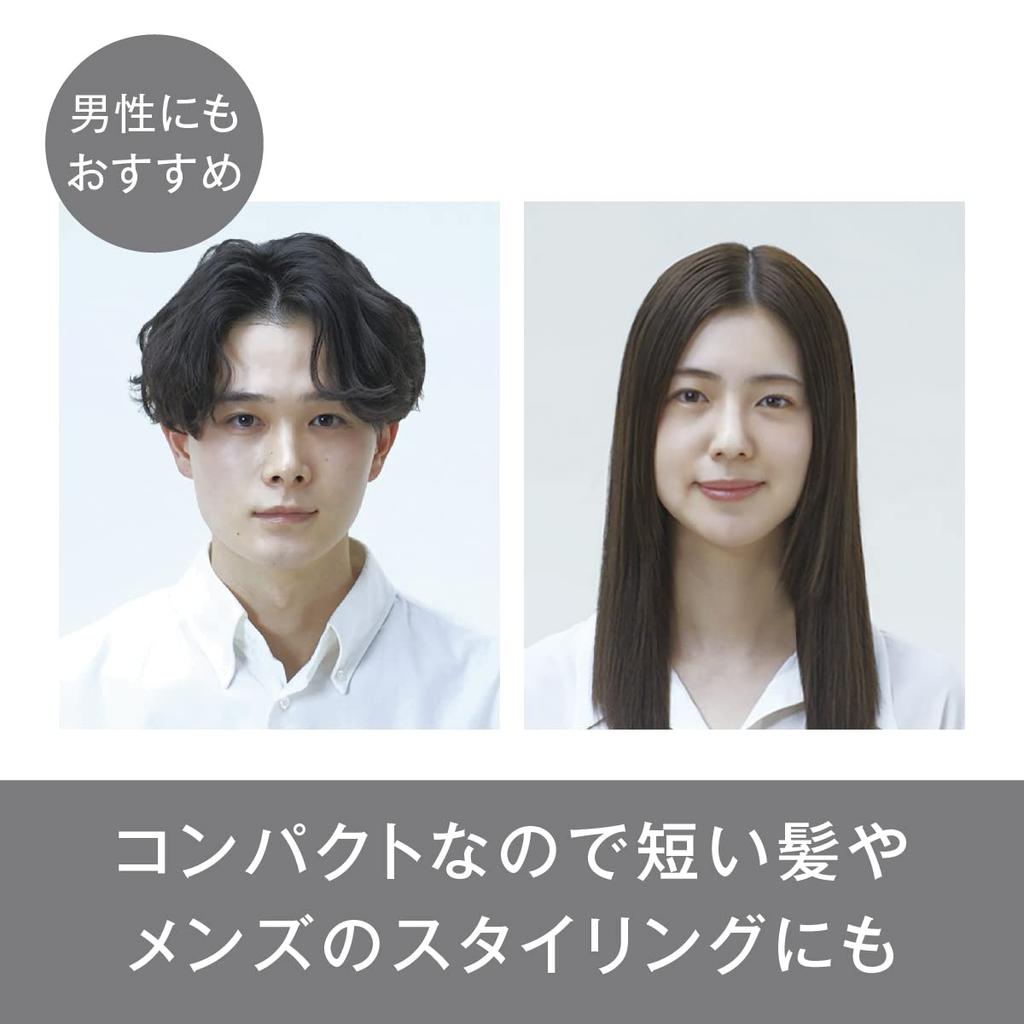 Panasonic Компактный прямой утюжок 2Way с легким глянцевым покрытием белого цвета EH-HV1A-W