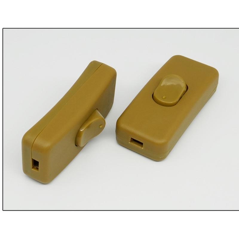 High Performances Inlines Cord Switches Button Add Convenience To Your Lighting Setups 6A 250V Daily Casual Use