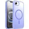 Case for iPhone 16th - BOOLING - Rigid with Magnetic Ring - Purple - 2 Tempered Glasses