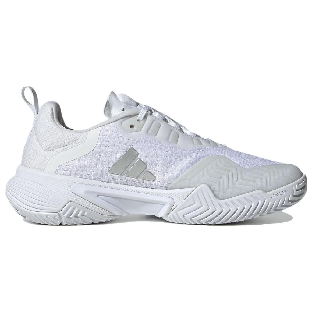 Adidas Barricade White Silver Metallic Women Sneakers Cloud-White Grey-One ID1554