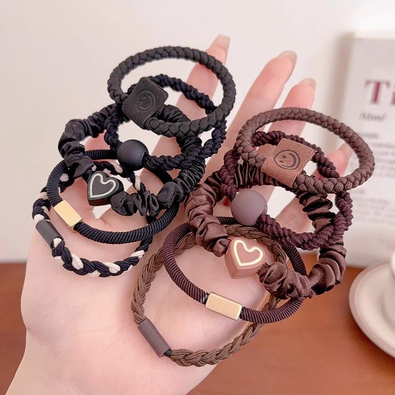 High Elasticity Hair Tie: Versatile Rubber Band Scrunchie for Women & Girls 2025