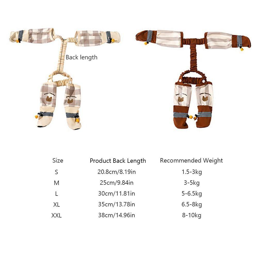 Защита всей ноги Собачьи четырехногие штаны Светоотражающая полоса Собачий комбинезон Обувь Прогулка с питомцем