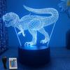 3D Cute Dinosaur LED Night Light Kids Dino Table Lamp Child Nightlight for Children's Lamps Bedroom Desk Decor Birthday Gifts