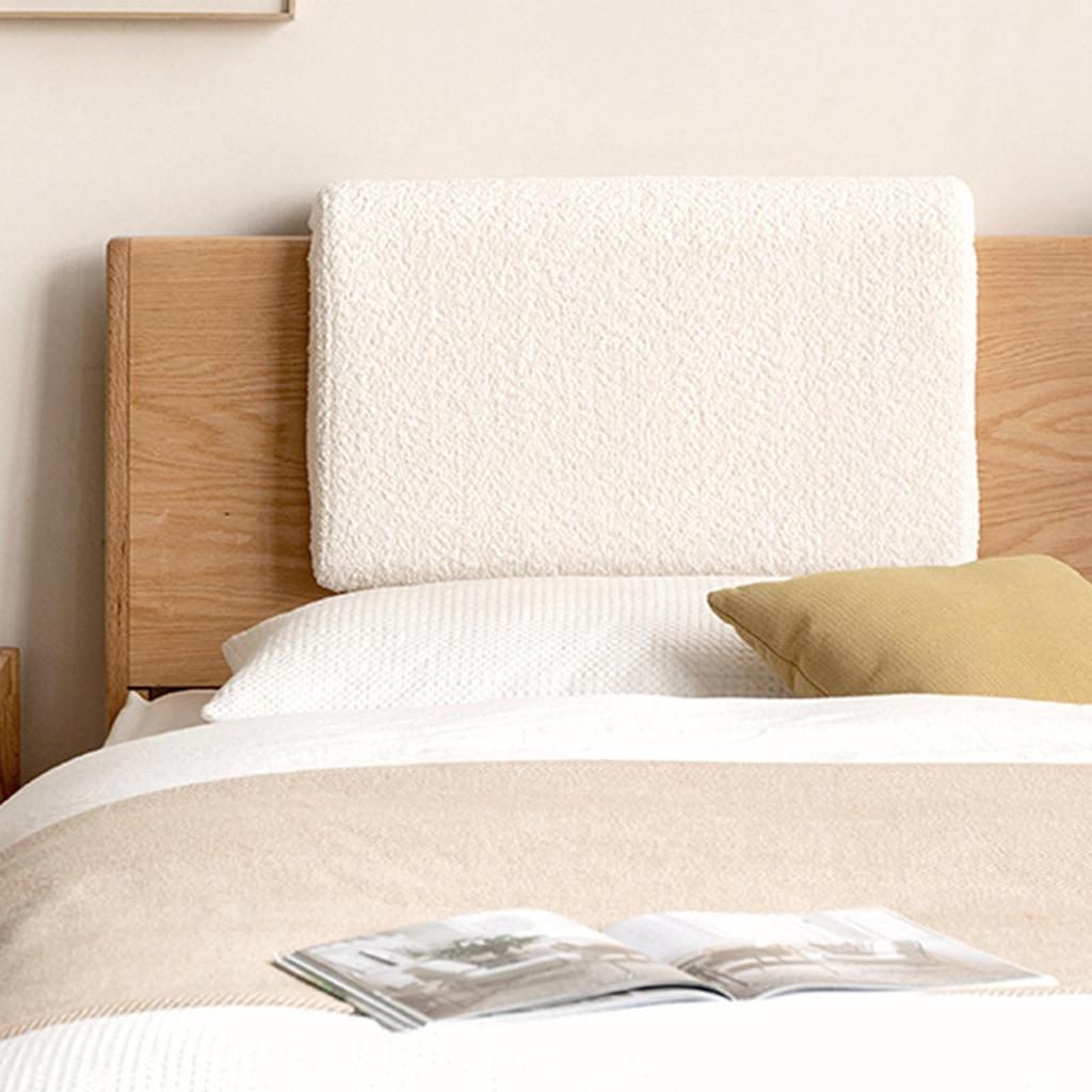 2x Bed Headboard Pillow Simple Back Support for Sitting up Bed Rest Bedroom