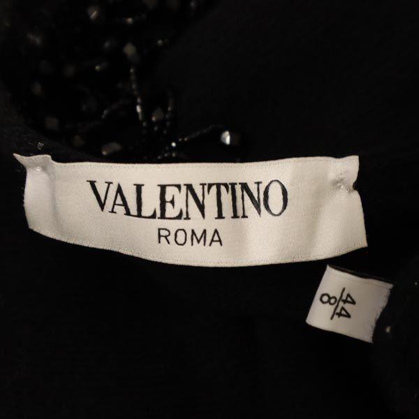 Valentino Сделано в Италии Смесь кашемира Вязаный свитер с длинным рукавом 44 Расшитый бисером Женский Б/у