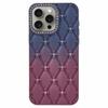 For iPhone 15 Pro Case Rhinestone Decor Rubberized TPU Phone Cover