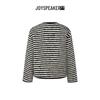 JOY SPEAKER Women's V-Neck Striped Knit Cardigan