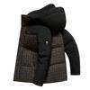 Новая зимняя мужская куртка на белом утином пуху, серия Extreme Cold, модная и универсальная куртка с капюшоном для мужчин